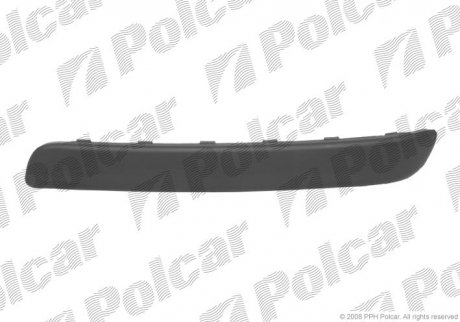 Молдинг бампера FIAT IDEA, 04-/06- Polcar 3044075 (фото 1)