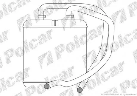 Радіатор пічки Polcar 3052N81X