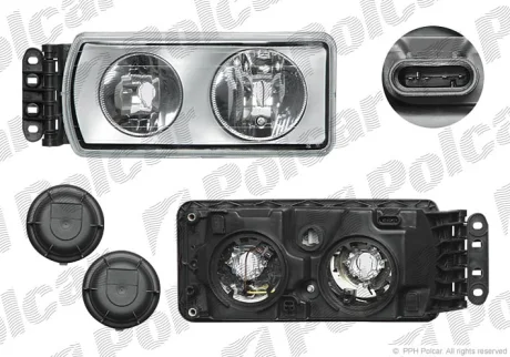 Фара основна | EUROCARGO, 03- Polcar 305610E