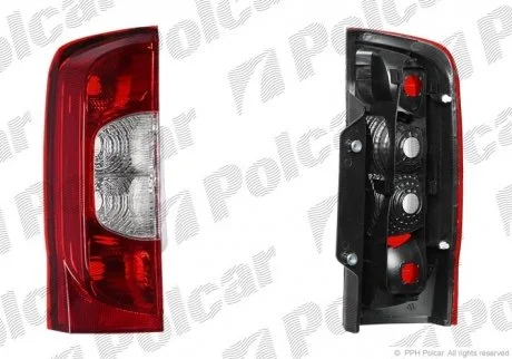 Ліхтар задній | FIORINO/QUBO, 10.07- Polcar 3085872E