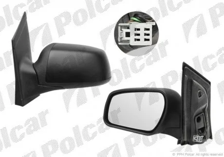 Дзеркало зовнішнє Polcar 3202514M