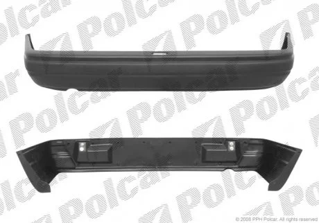 Фото 1 - бампер задній FORD ESCORT 86-8/90 Polcar 320496 Бампер задній FORD ESCORT 86-8/90 Polcar 320496 (фото 1)