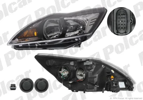 Фара основна | FOCUS II, 01.08- Polcar 3205092E