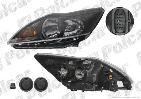 Фара основна | FOCUS II, 01.08- Polcar 3205093E