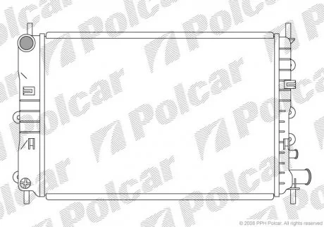 Радіатор охолодження Polcar 3206083 (фото 1)