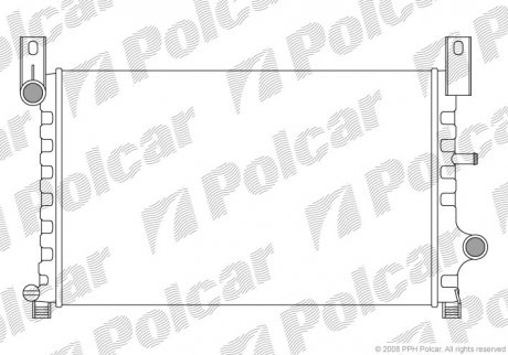 Радіатор охолодження Polcar 3209082 (фото 1)