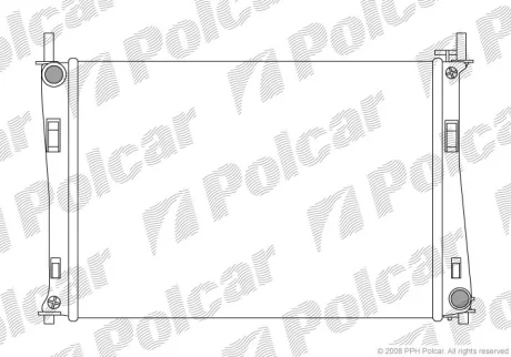 Радіатор охолодження Polcar 3212082X