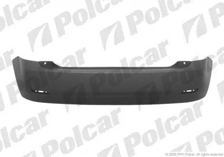 Бампер задній FORD FIESTA 02- Polcar 321296J
