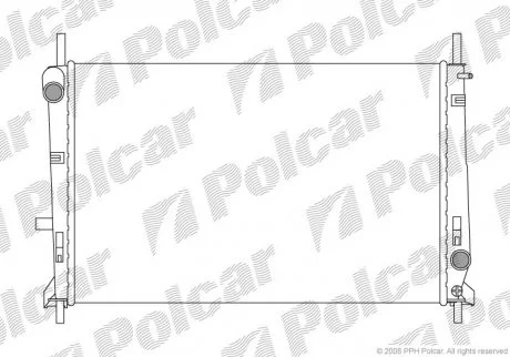 Радіатор охолодження Polcar 3217083