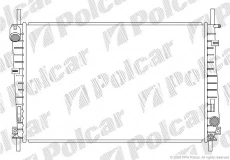 Радіатор охолодження Polcar 3218082