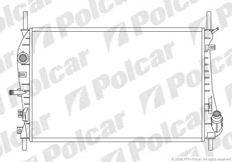 Радіатор охолодження Polcar 3218085