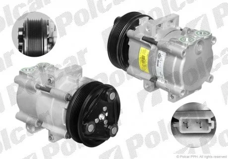 Фото 1 - компресор кондиціонера (новий) Polcar 3218KS3X Компресор кондиціонера (новий) Polcar 3218KS3X (фото 1)