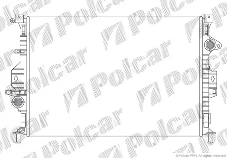 Радіатор охолодження Polcar 3219083X