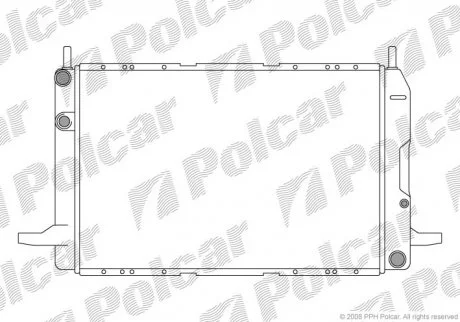 Радиатор охлаждения Ford Scorpio 1.8/2.0 04.85-09.94 Polcar 322308A4
