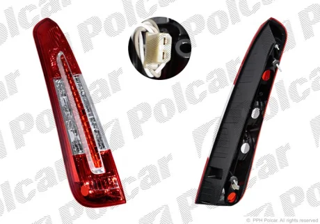 Фото 1 - ліхтар задній | FOCUS C-MAX, 06.07- Polcar 323688E Ліхтар задній | FOCUS C-MAX, 06.07- Polcar 323688E (фото 1)