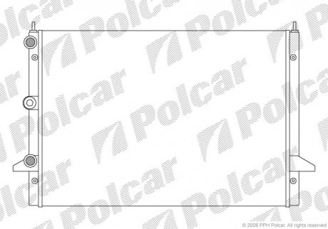 Радіатор охолодження Polcar 3240082