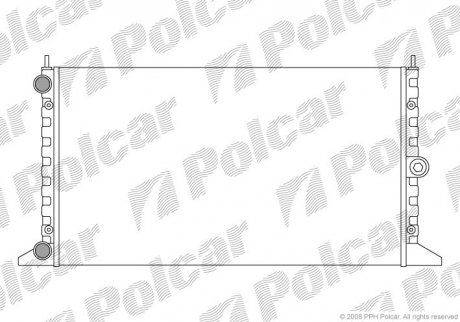 Радіатор охолодження Polcar 3240084