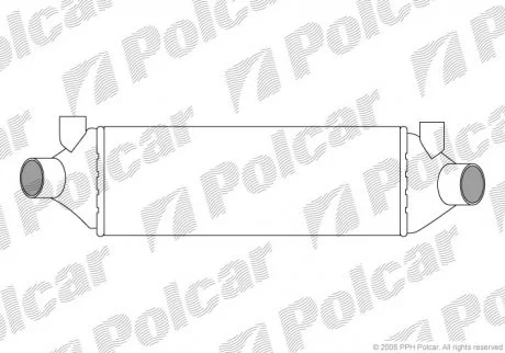 Радіатор повітря (інтеркулер) Polcar 3247J81