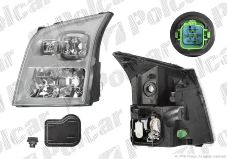 Фара основна | TRANSIT 06- Polcar 3248102E