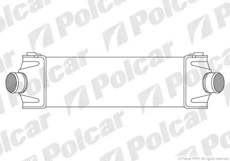 Інтеркулер Ford Tranzit 2.4Tdci 06- Polcar 3248J8-1