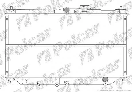 Радіатор охолодження Polcar 3817081