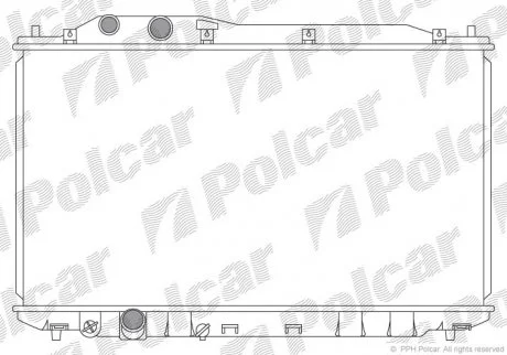 Радіатор охолодження Polcar 3829081