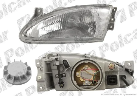 Фара основна | HYUNDAI LANTRA, 96- Polcar 401109E