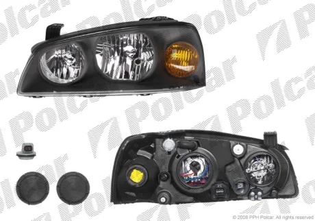 Фара основна | HYUNDAI ELANTRA, 03- Polcar 4014091E