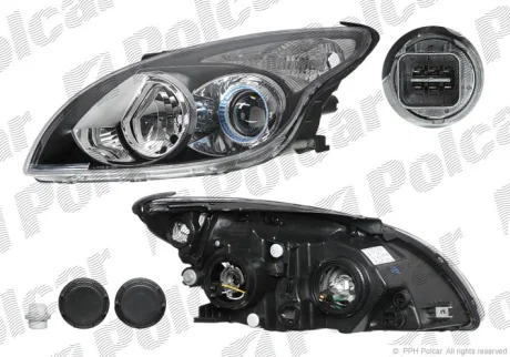 Фара основна | I30, 03.07-03.12 Polcar 4015095E