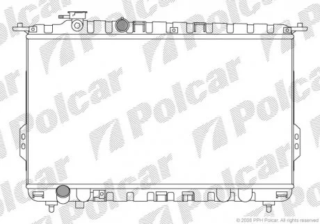 Радіатор охолодження Polcar 4024081