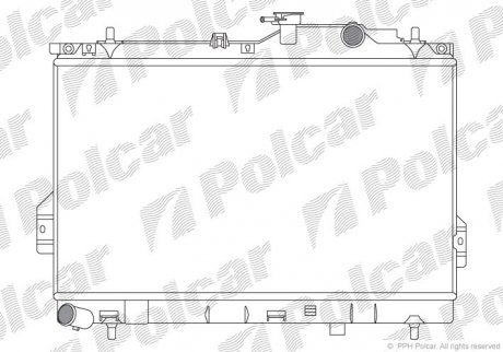 Радіатор двигуна Polcar 4035083X