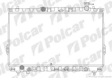 Радіатор охолодження Polcar 4050082