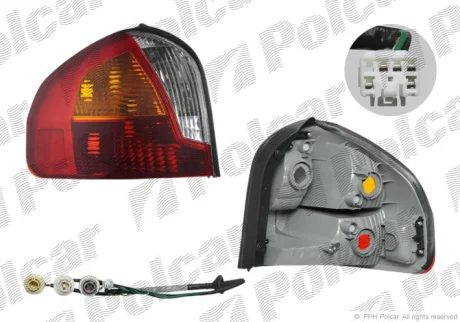 Ліхтар задній | HYUNDAI SANTA FE,01- Polcar 405087E