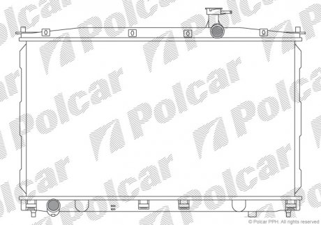 Радіатор охолодження Polcar 4051082