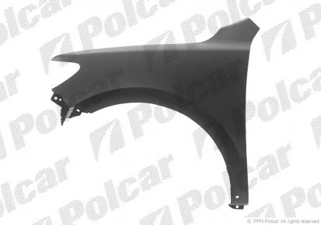 Крило переднє Polcar 405201