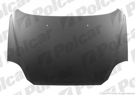 Капот KIA RIO, 02- Polcar 411603