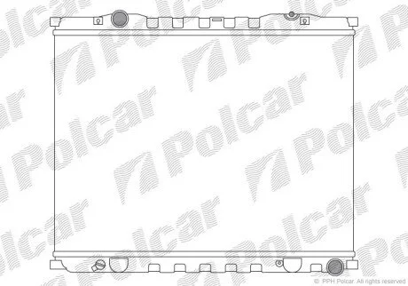 Радіатори охолодження | SORENTO I (JC), 08.0 Polcar 4170081X