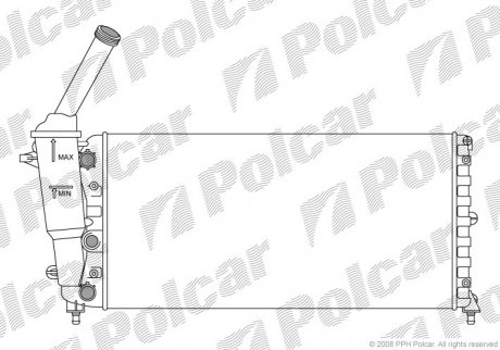 Радіатор охолодження Polcar 4202082 (фото 1)