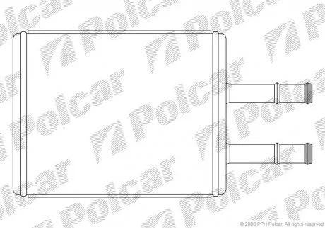 Радіатор пічки Polcar 4516N81