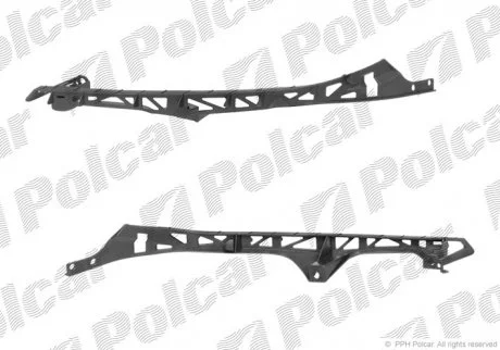 Кронштейн бампера лівий | MAZDA 6, 02-07 Polcar 45190731