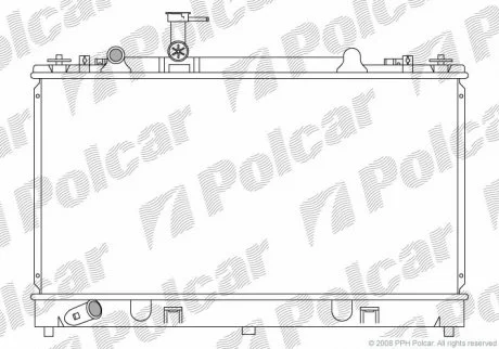 Радіатор двигуна Polcar 4519083