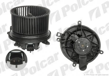 Вентилятор кабіни MAZDA 6, 02- Polcar 4519NU1 (фото 1)