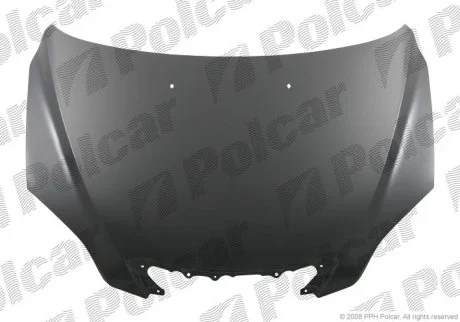 Капот MAZDA 3, 04-, HB Polcar 4541031