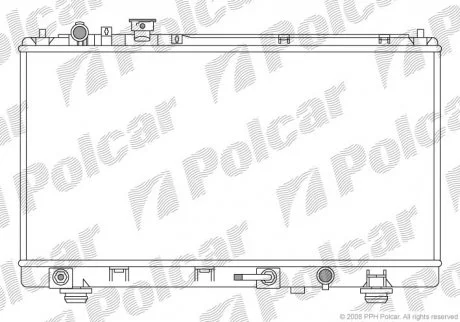 Радіатор охолодження Polcar 4555081 (фото 1)