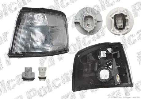 Вказівник повороту передній | DEMIO, 07.96-01.00 Polcar 457019E