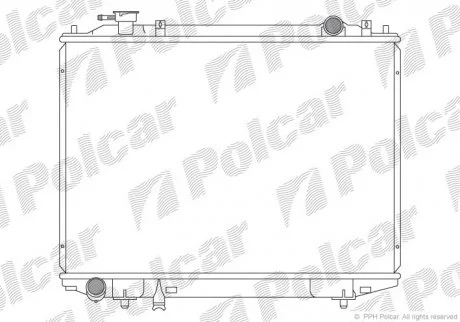 Радіатор охолодження Polcar 4599081 (фото 1)