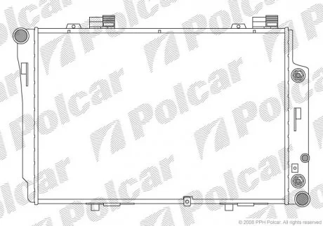 Радіатор охолодження Polcar 5002082