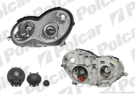 Фара основна | MERC.W203(C-KL), 00- Polcar 5003103E