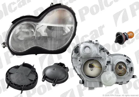 Фара основна | MERC.W203(C-KL), 00- Polcar 5003106E
