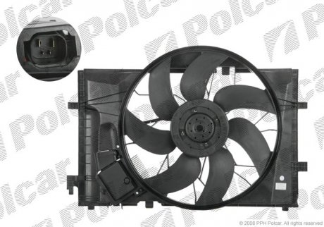 Вентилятор радіатора Polcar 500323W1